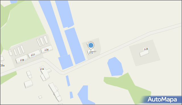 Kruchowo, Kruchowo, 102, mapa Kruchowo