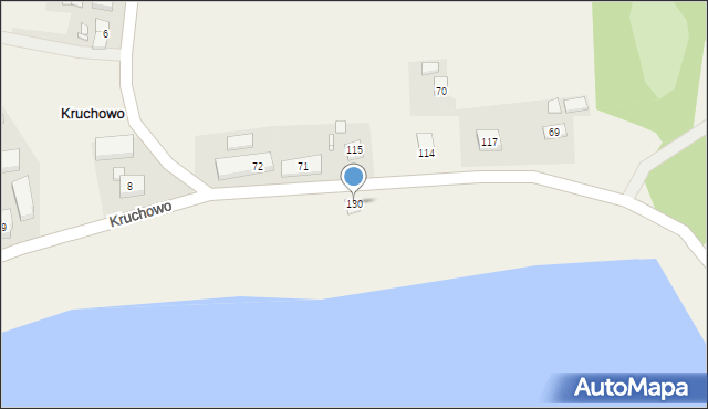 Kruchowo, Kruchowo, 130, mapa Kruchowo