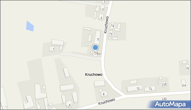 Kruchowo, Kruchowo, 6/2, mapa Kruchowo