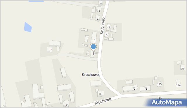 Kruchowo, Kruchowo, 6, mapa Kruchowo