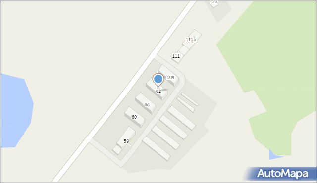Kruchowo, Kruchowo, 62, mapa Kruchowo