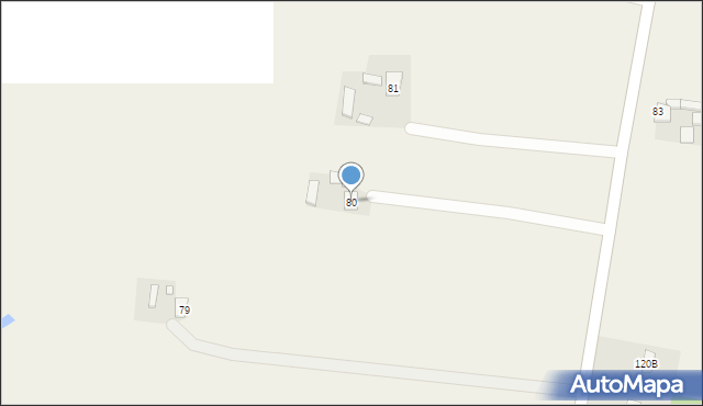 Kruchowo, Kruchowo, 80, mapa Kruchowo