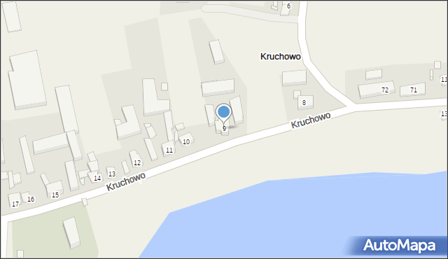 Kruchowo, Kruchowo, 9, mapa Kruchowo