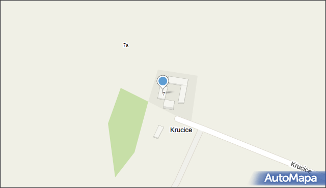 Krucice, Krucice, 7, mapa Krucice