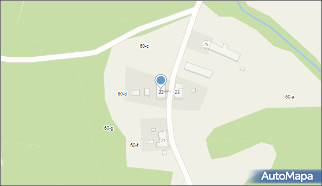 Krucz, Krucz, 22, mapa Krucz