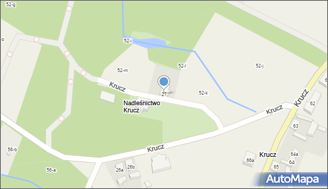 Krucz, Krucz, 27, mapa Krucz