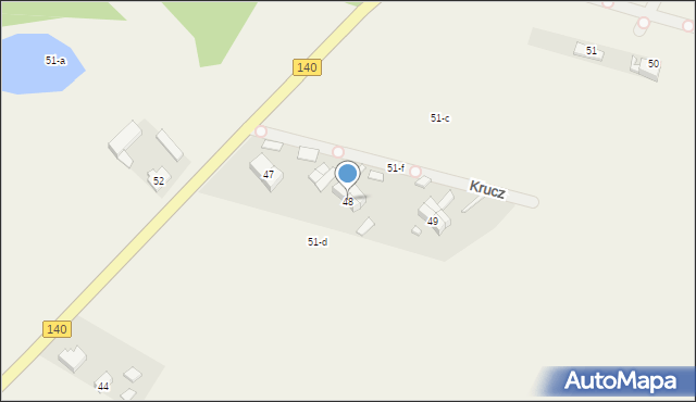 Krucz, Krucz, 48, mapa Krucz