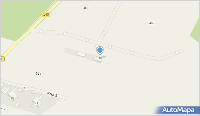 Krucz, Krucz, 50, mapa Krucz