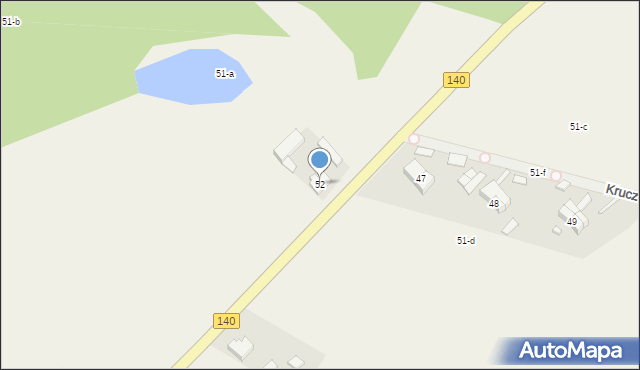 Krucz, Krucz, 52, mapa Krucz