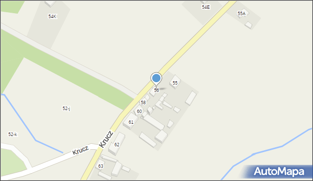 Krucz, Krucz, 56, mapa Krucz