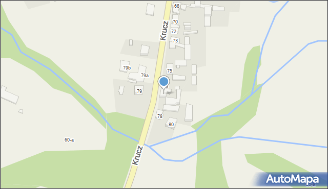 Krucz, Krucz, 77, mapa Krucz