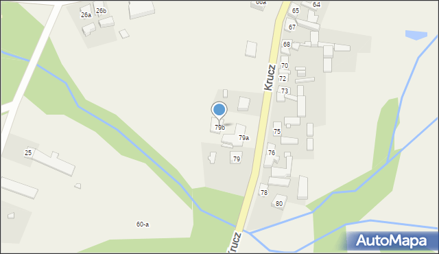 Krucz, Krucz, 79b, mapa Krucz