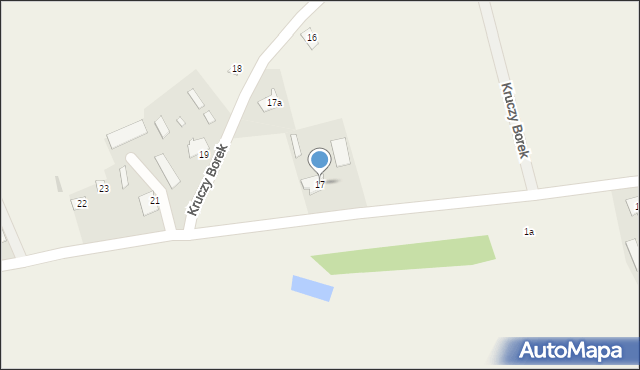 Kruczy Borek, Kruczy Borek, 17, mapa Kruczy Borek
