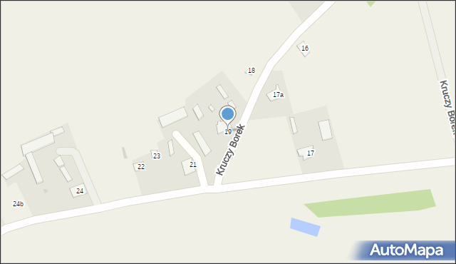 Kruczy Borek, Kruczy Borek, 19, mapa Kruczy Borek