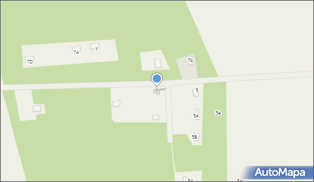 Kruczy Borek, Kruczy Borek, 5n, mapa Kruczy Borek