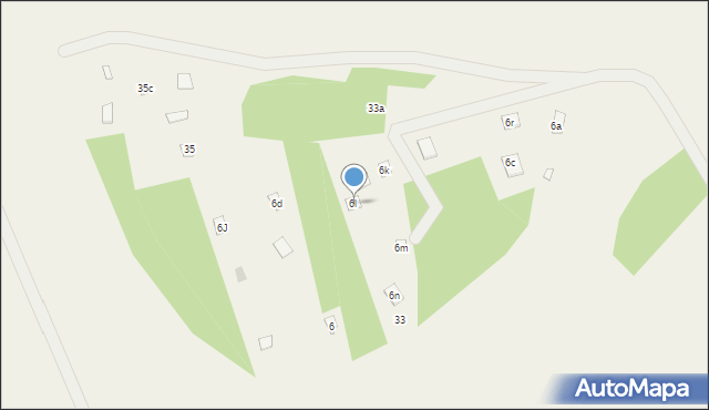 Kruczy Borek, Kruczy Borek, 6l, mapa Kruczy Borek