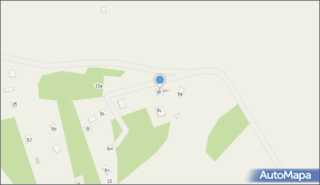 Kruczy Borek, Kruczy Borek, 6r, mapa Kruczy Borek