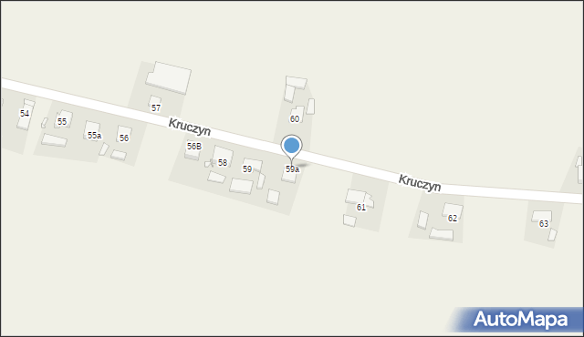 Kruczyn, Kruczyn, 59a, mapa Kruczyn