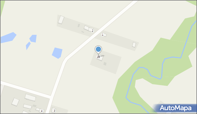 Kruglany, Kruglany, 1B, mapa Kruglany