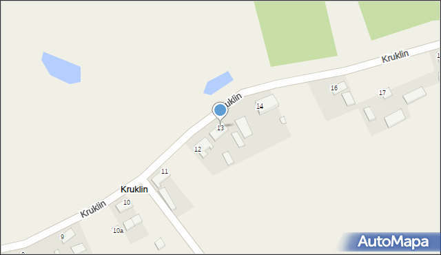 Kruklin, Kruklin, 13, mapa Kruklin