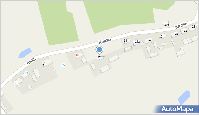 Kruklin, Kruklin, 17, mapa Kruklin