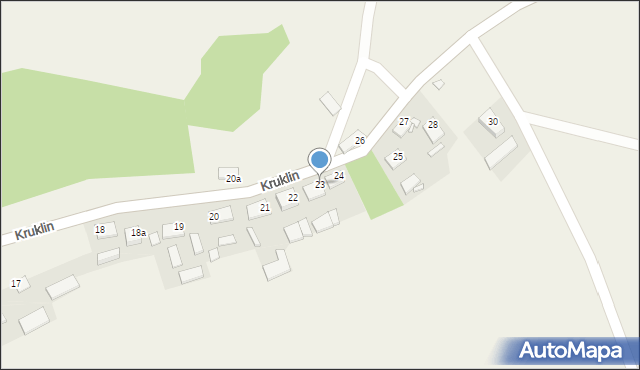 Kruklin, Kruklin, 23, mapa Kruklin