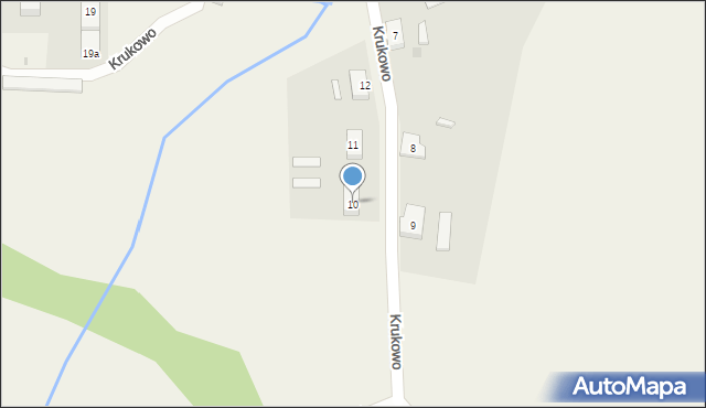 Krukowo, Krukowo, 10, mapa Krukowo