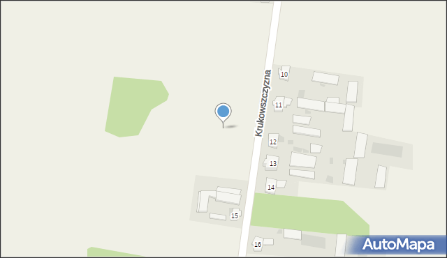 Krukowszczyzna, Krukowszczyzna, 12a, mapa Krukowszczyzna