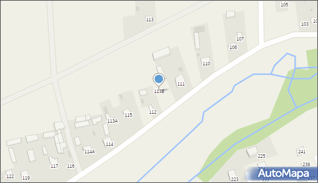 Krupe, Krupe, 113B, mapa Krupe