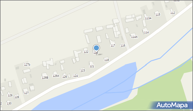 Krupe, Krupe, 120, mapa Krupe