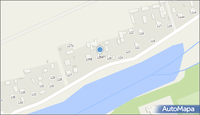 Krupe, Krupe, 126A, mapa Krupe