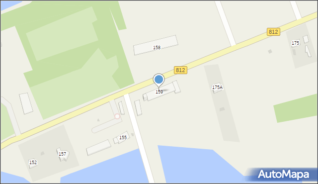 Krupe, Krupe, 159, mapa Krupe