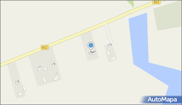 Krupe, Krupe, 178A, mapa Krupe