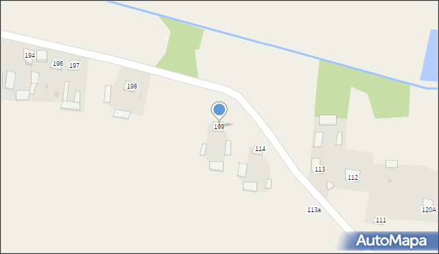 Krupe, Krupe, 199, mapa Krupe