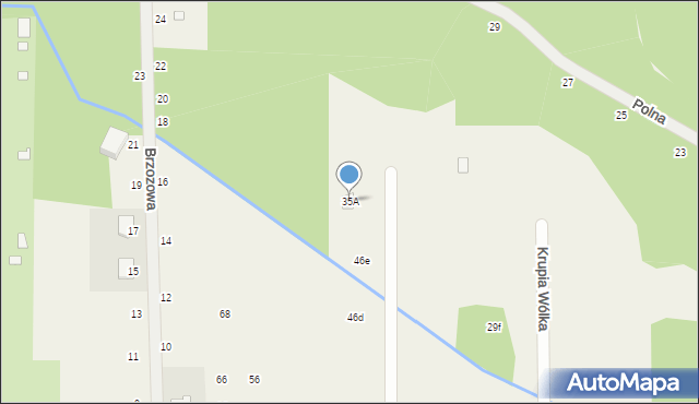 Krupia Wólka, Krupia Wólka, 35A, mapa Krupia Wólka