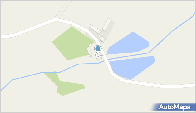 Krupice, Krupice, 74, mapa Krupice