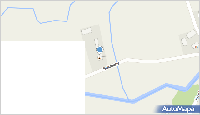 Krupin, Krupin, 27, mapa Krupin