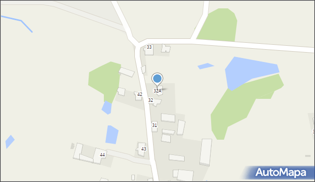 Krupin, Krupin, 32A, mapa Krupin