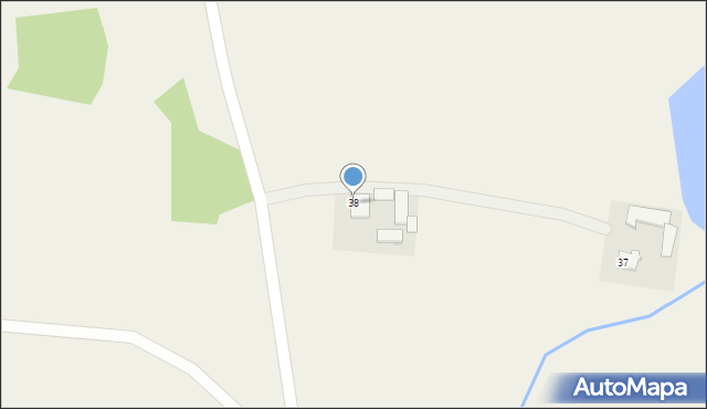 Krupin, Krupin, 38, mapa Krupin