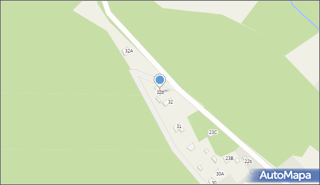 Krupińskie, Krupińskie, 32b, mapa Krupińskie