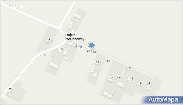 Kruplin Poduchowny, Kruplin Poduchowny, 36, mapa Kruplin Poduchowny