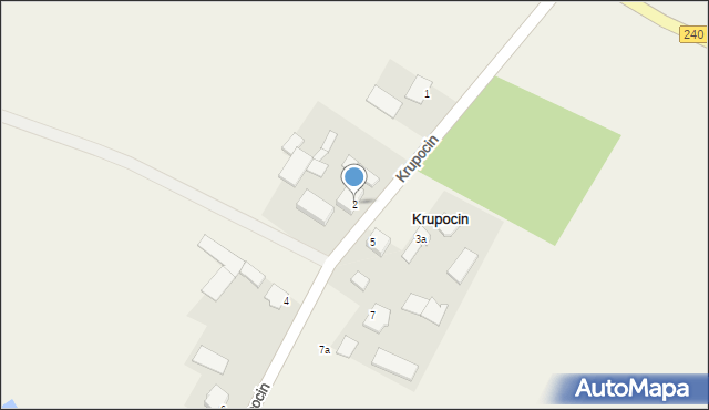 Krupocin, Krupocin, 2, mapa Krupocin
