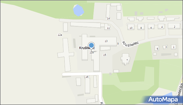 Kruśliwiec, Kruśliwiec, 12b, mapa Kruśliwiec