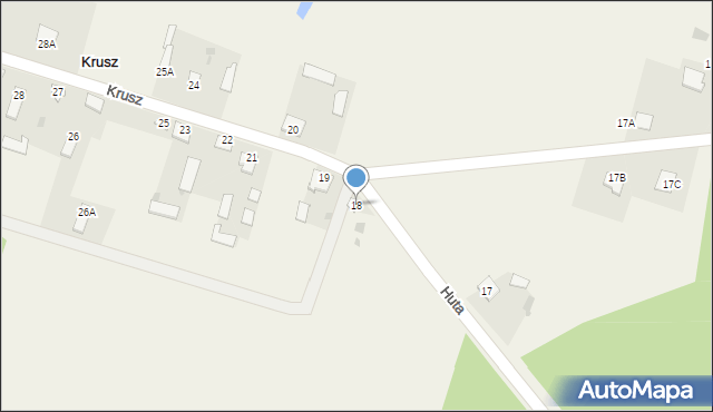 Krusz, Krusz, 18, mapa Krusz