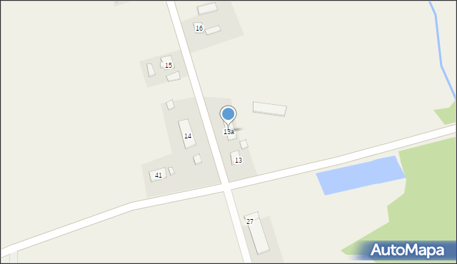 Krusza Zamkowa, Krusza Zamkowa, 13a, mapa Krusza Zamkowa