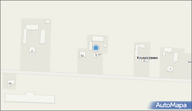 Kruszczewo, Kruszczewo, 5, mapa Kruszczewo