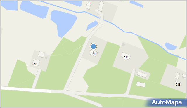 Kruszew, Kruszew, 11D, mapa Kruszew