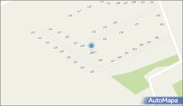 Kruszewo, Kruszewo, 143, mapa Kruszewo