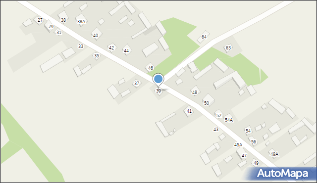 Kruszewo, Kruszewo, 39, mapa Kruszewo