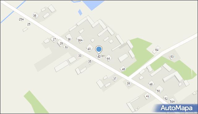 Kruszewo, Kruszewo, 42, mapa Kruszewo